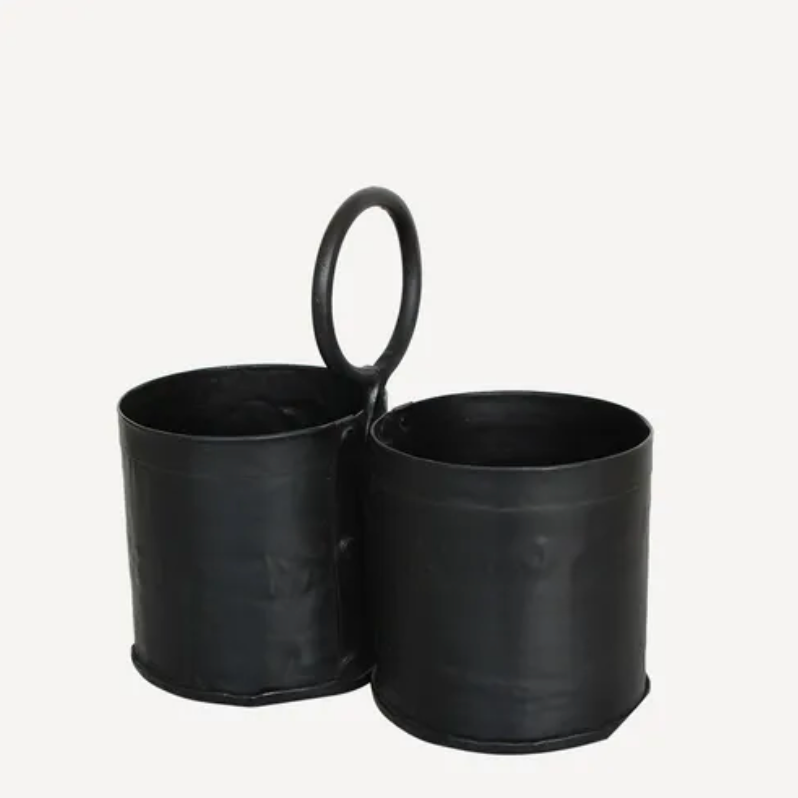 Utensil Holder | Black Iron
