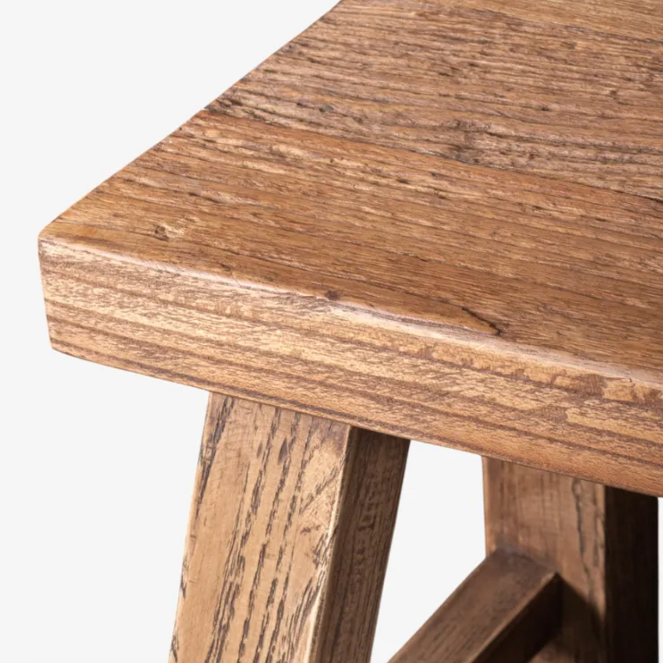 Wooden Stool | Elm Wood