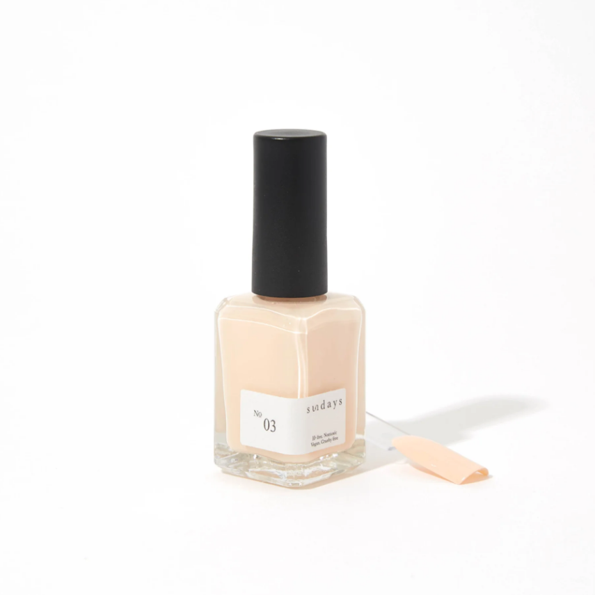 Sunday's Nail Polish | Opaque Cream Pink No3