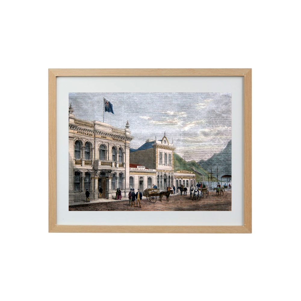 Print | Queenstown Historic Etched