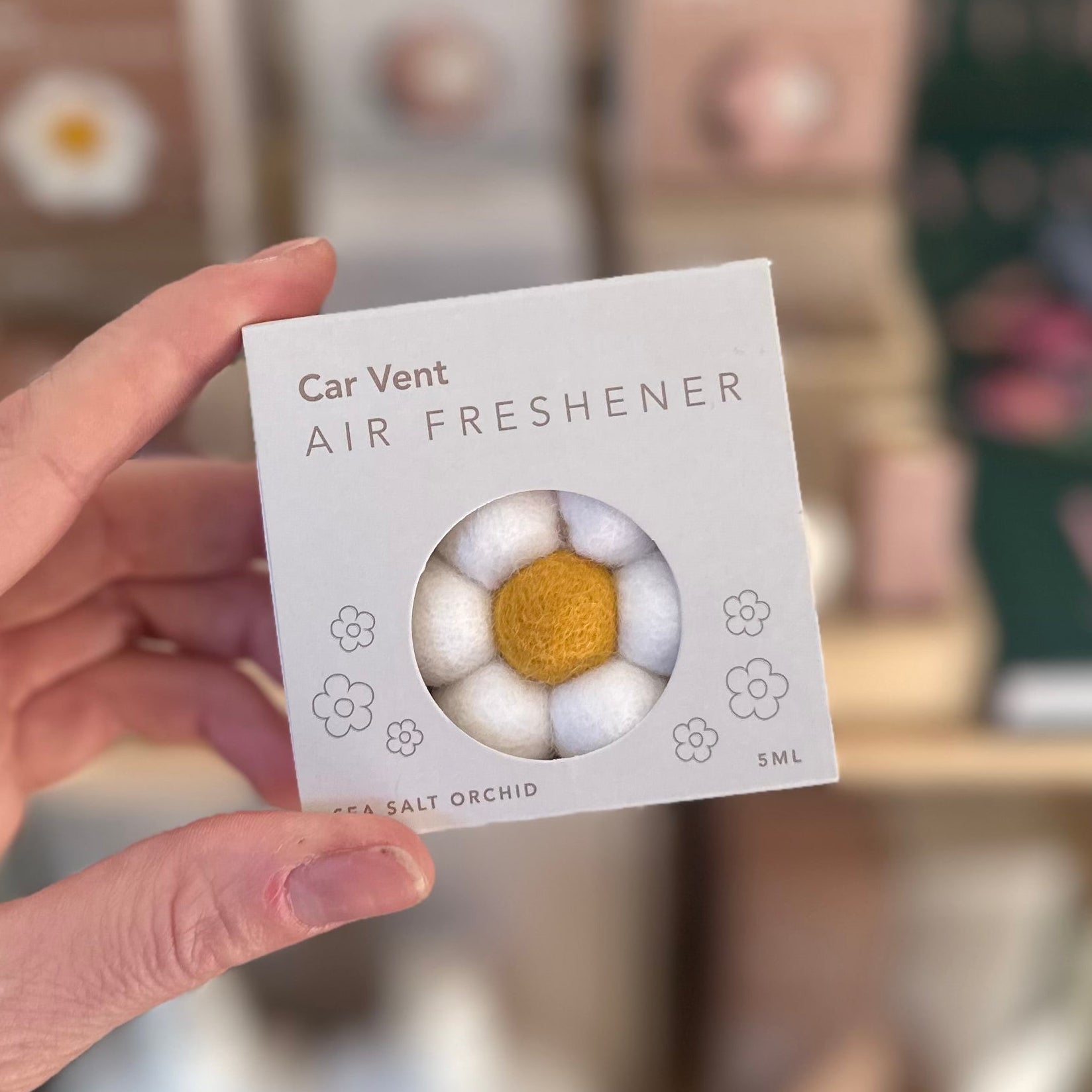 Car Freshener | Wool Daisies