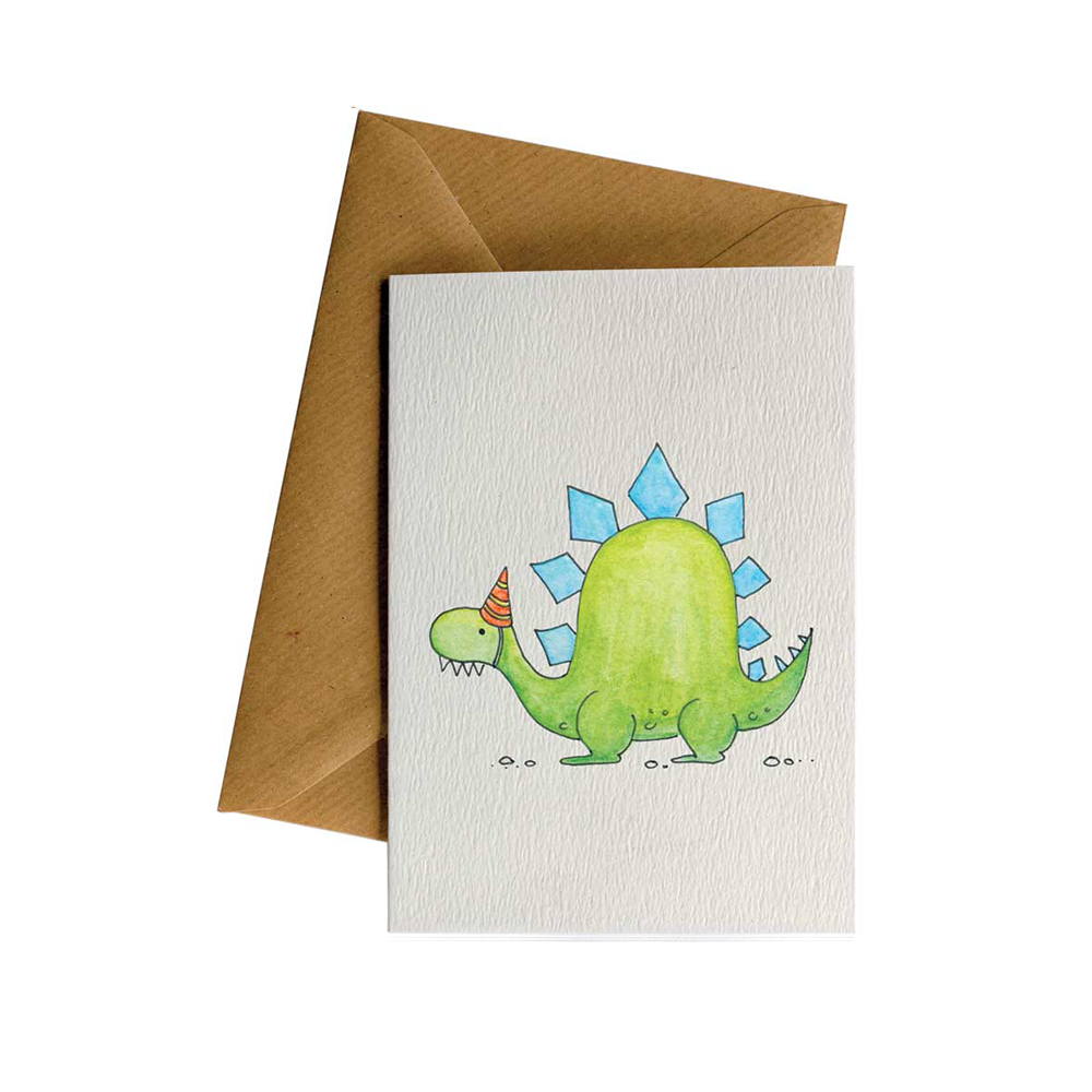 Gift Card | Stegosaurus Party Hat