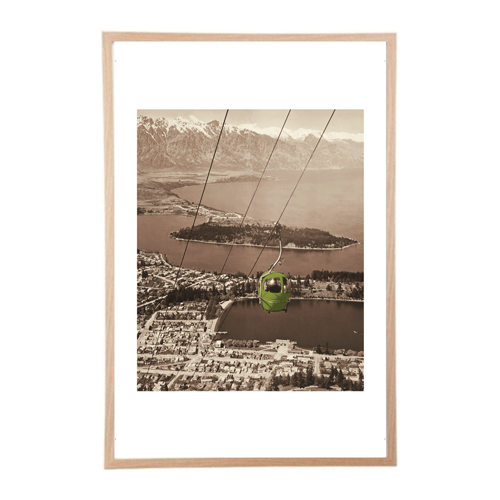 Print | Queenstown Retro Gondola (4 colours)