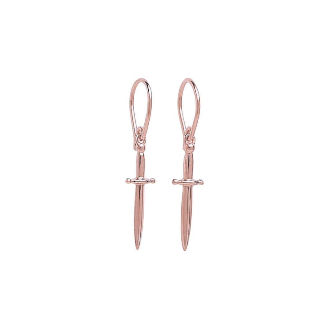 Earrings | Rose Gold Dagger