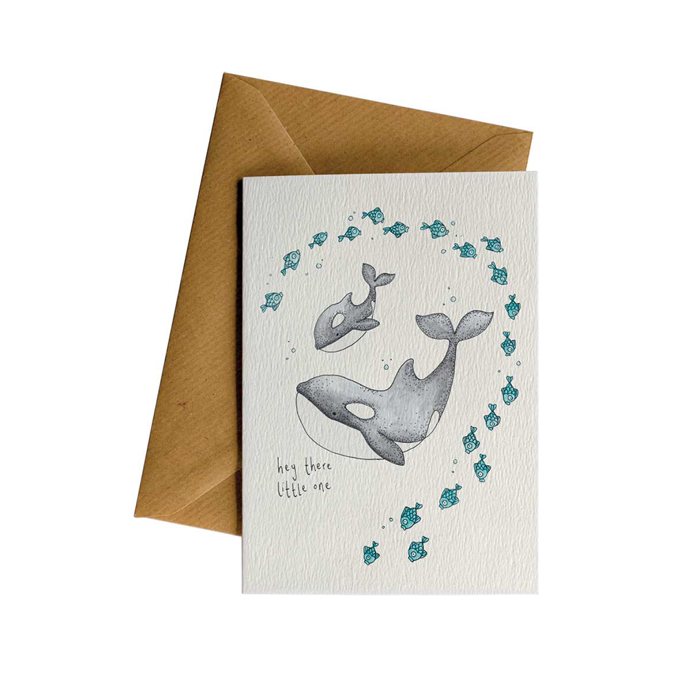 Baby Orca Card