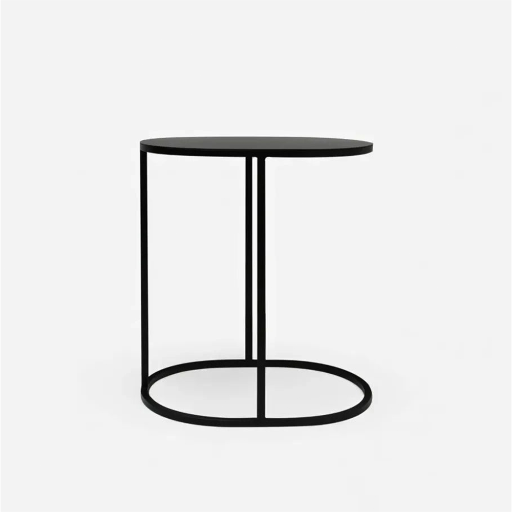 Side Table | Oval Black