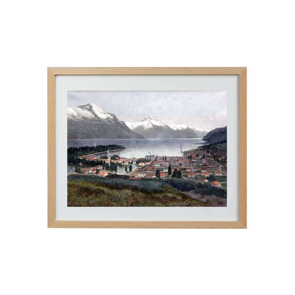 Print | Queenstown Historic Etched