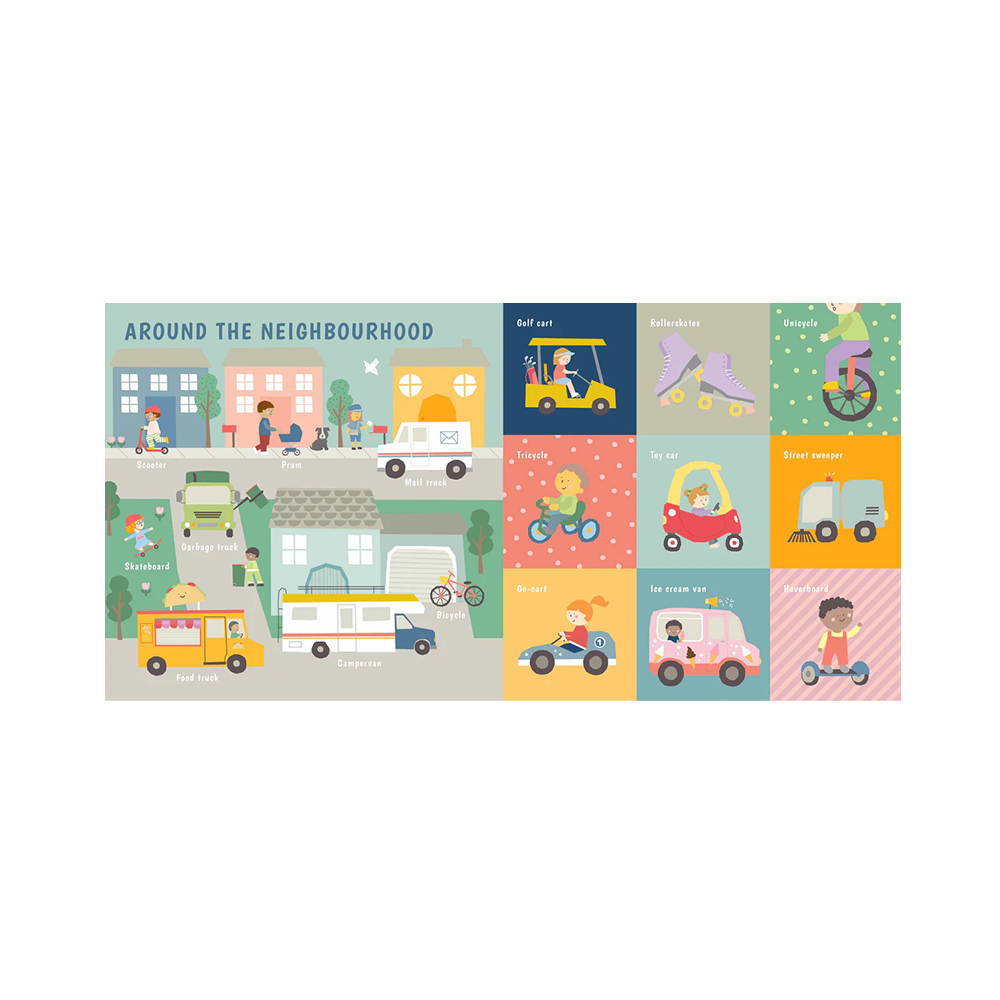 Book | 100 Things that Go Padded Board Book