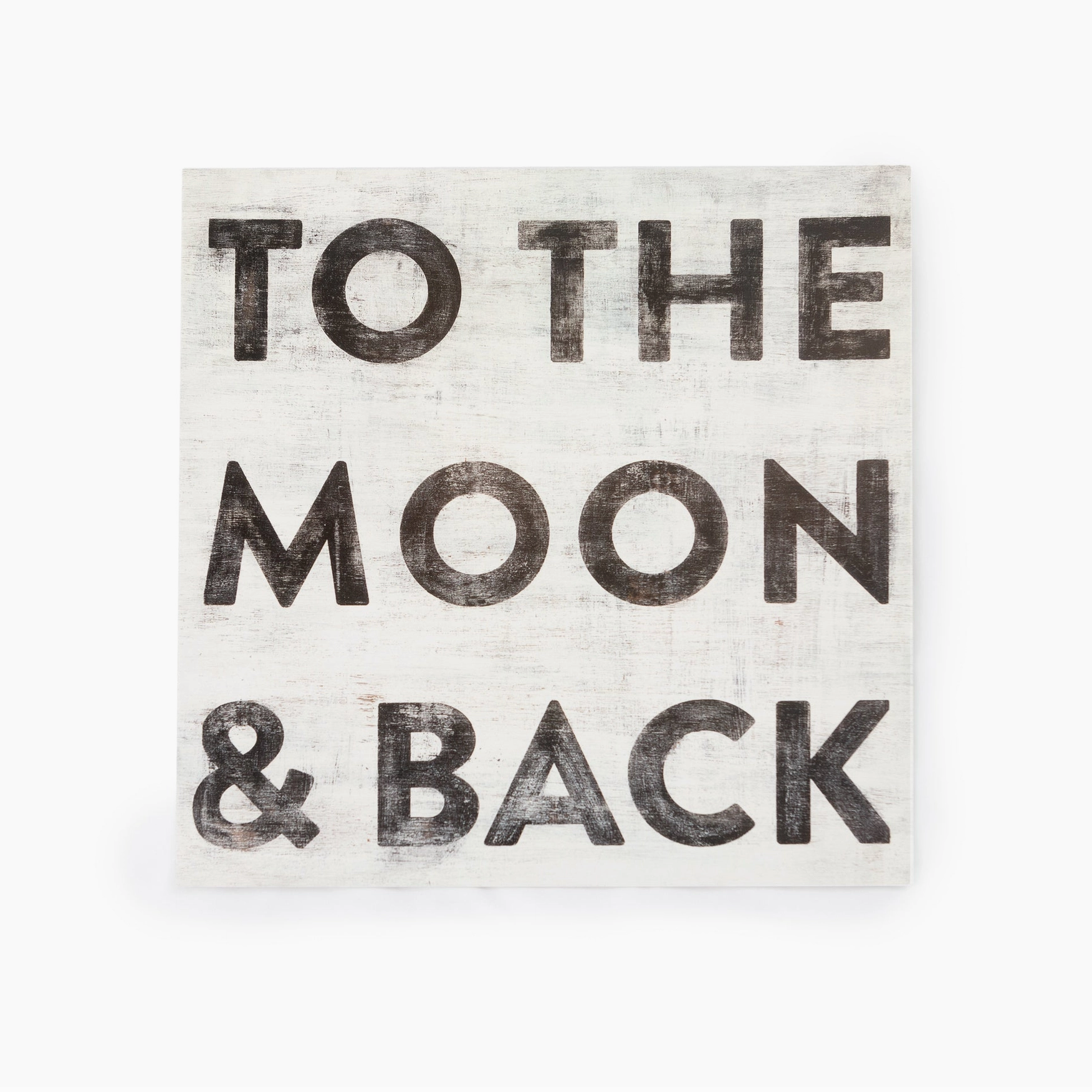 Small Art Print to the moon and back print