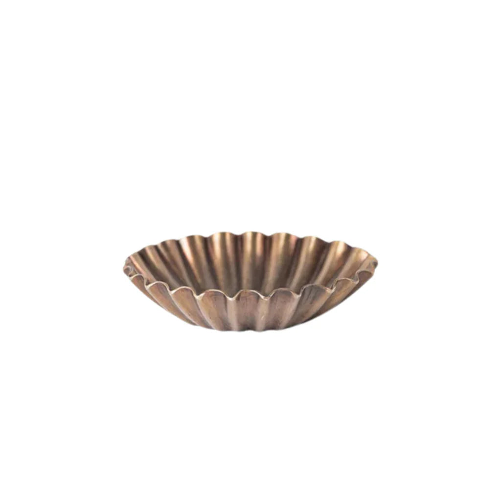 Dish | Scalloped Brass