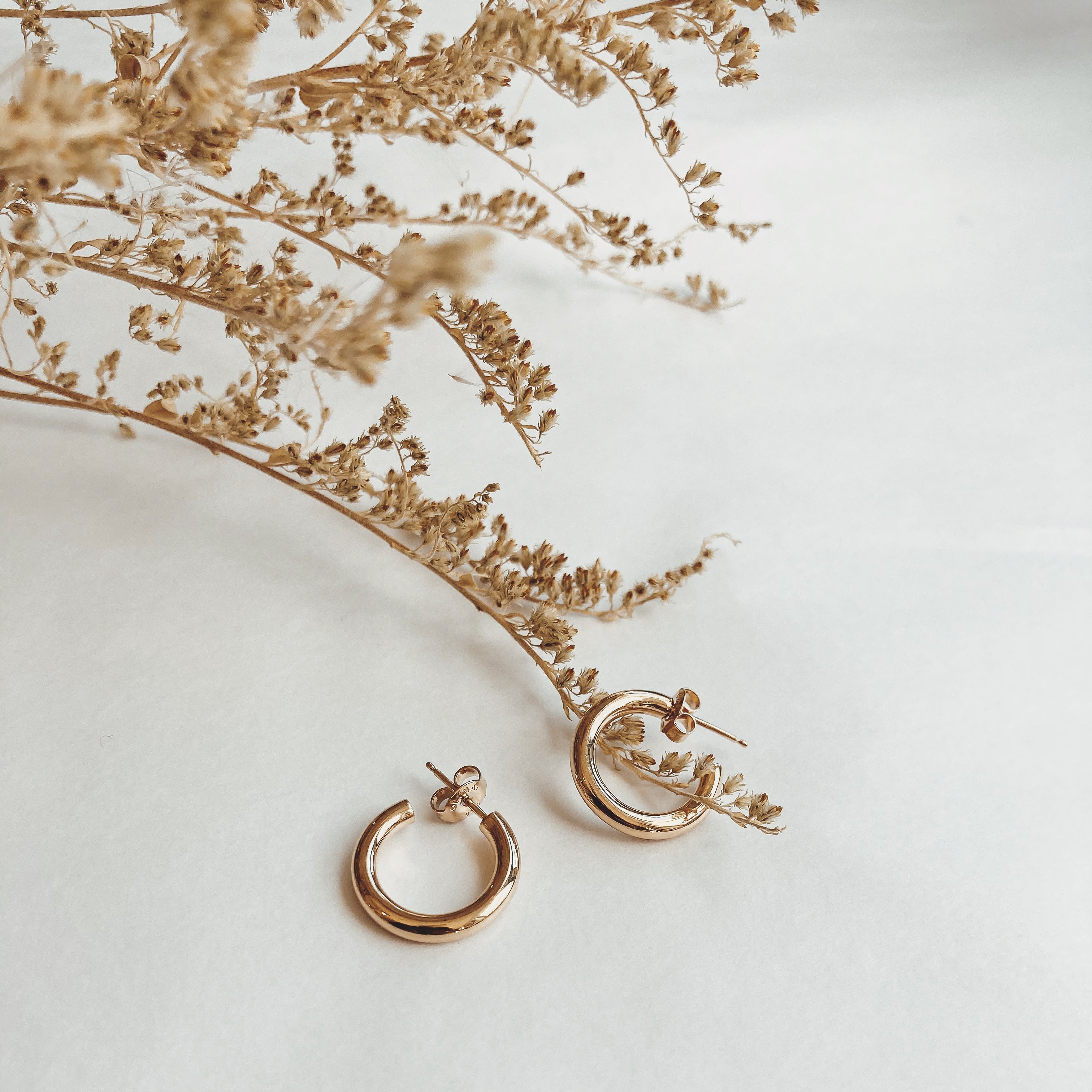 Earrings | Thick Hoops