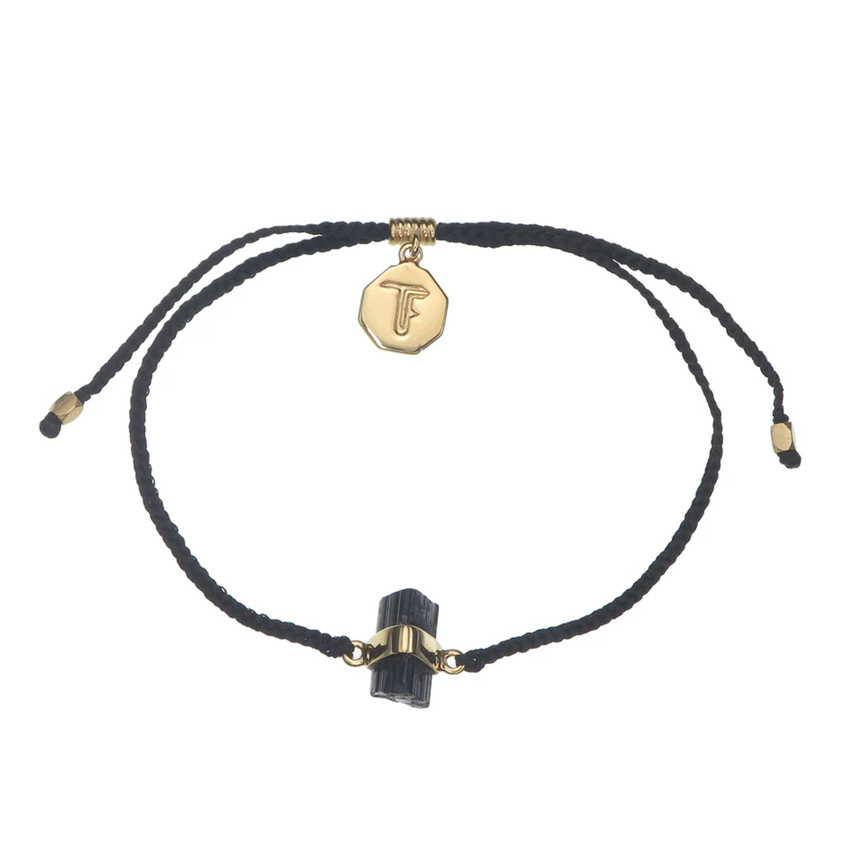 Bracelet | Black Tourmaline & Black Gold